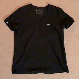 Black FIGS Catarina scrub top (size S)